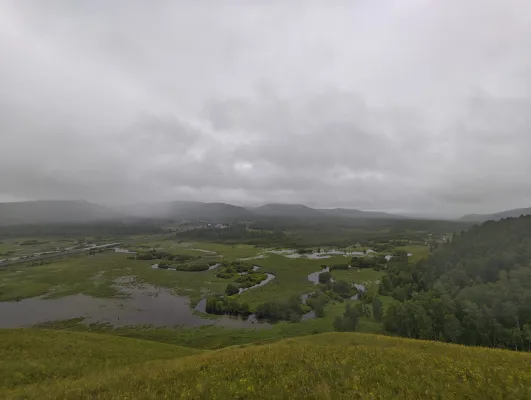 哈乌尔河雨景｜暴躁小鸽，大众点评7月20日评价